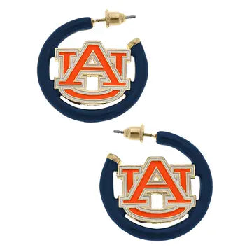 Auburn Hoop Earrings