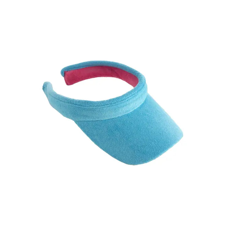 Turquoise Terry Visor