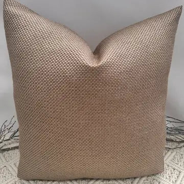 Taupe Shimmery Pillow 22"