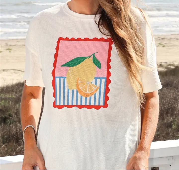 Lemon Waffle Tee