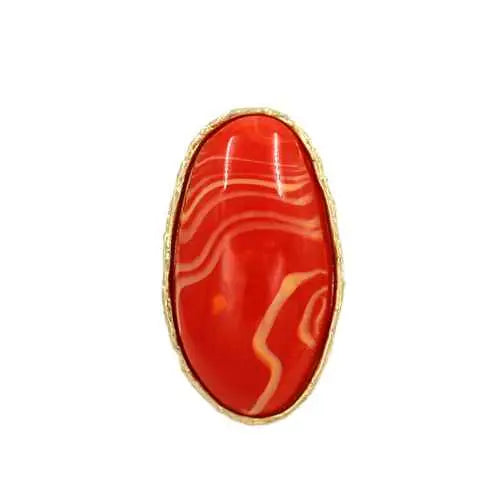 Oversized Tiger Lily Ring