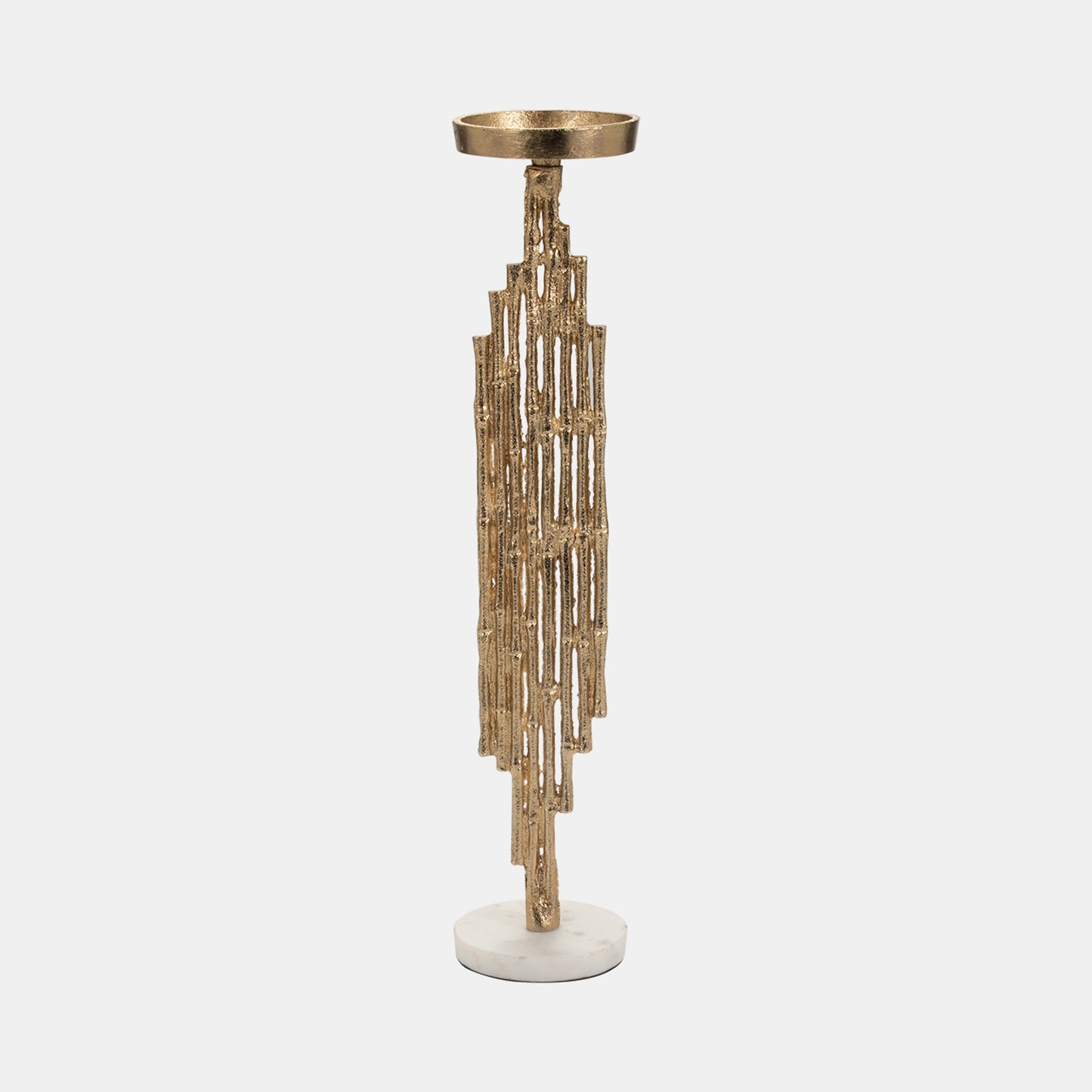 Gold Contemporary Candle Holder
