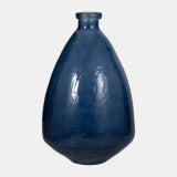 19" Blue Balloon Vase