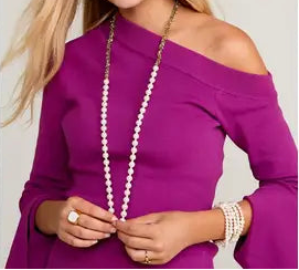 Pearl Necklace w/ Radiant Links