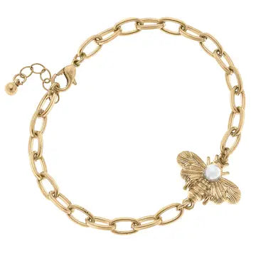 Gold Bee Bracelet