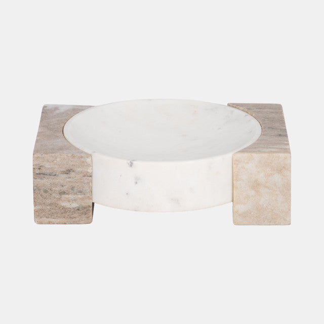 10" Marble Onyx Bowl