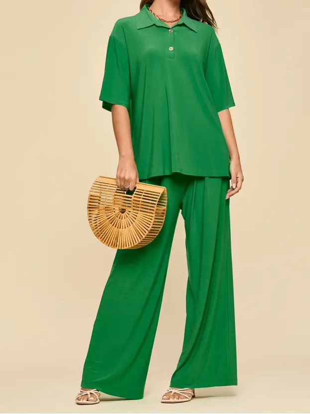Green Relaxed Fit Set