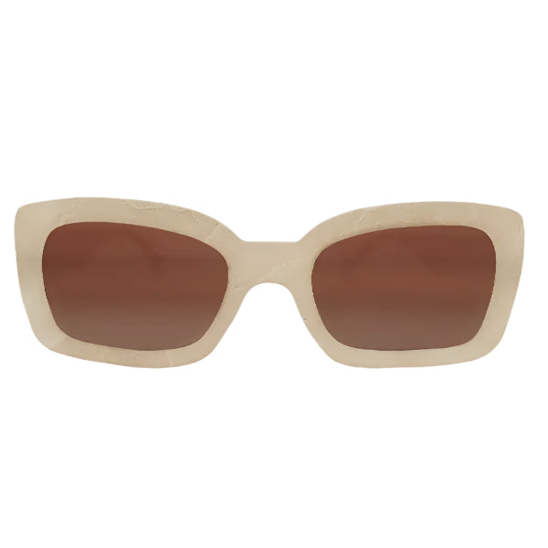 Nude Sunglasses w/Amber Lenses
