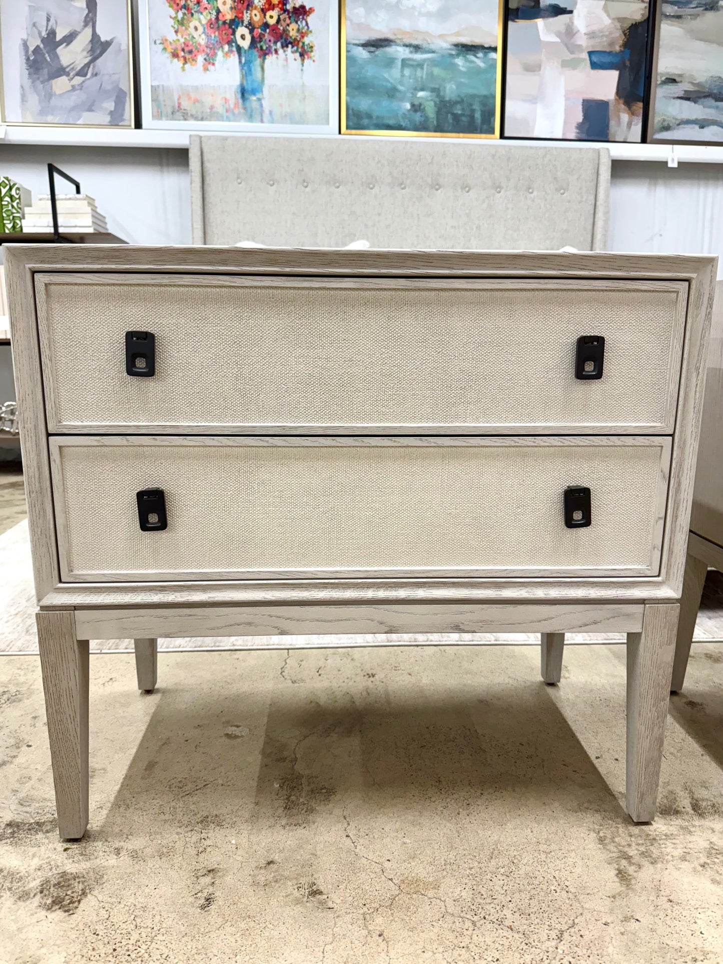 Grey Washed Nightstands 32"h x 30"w