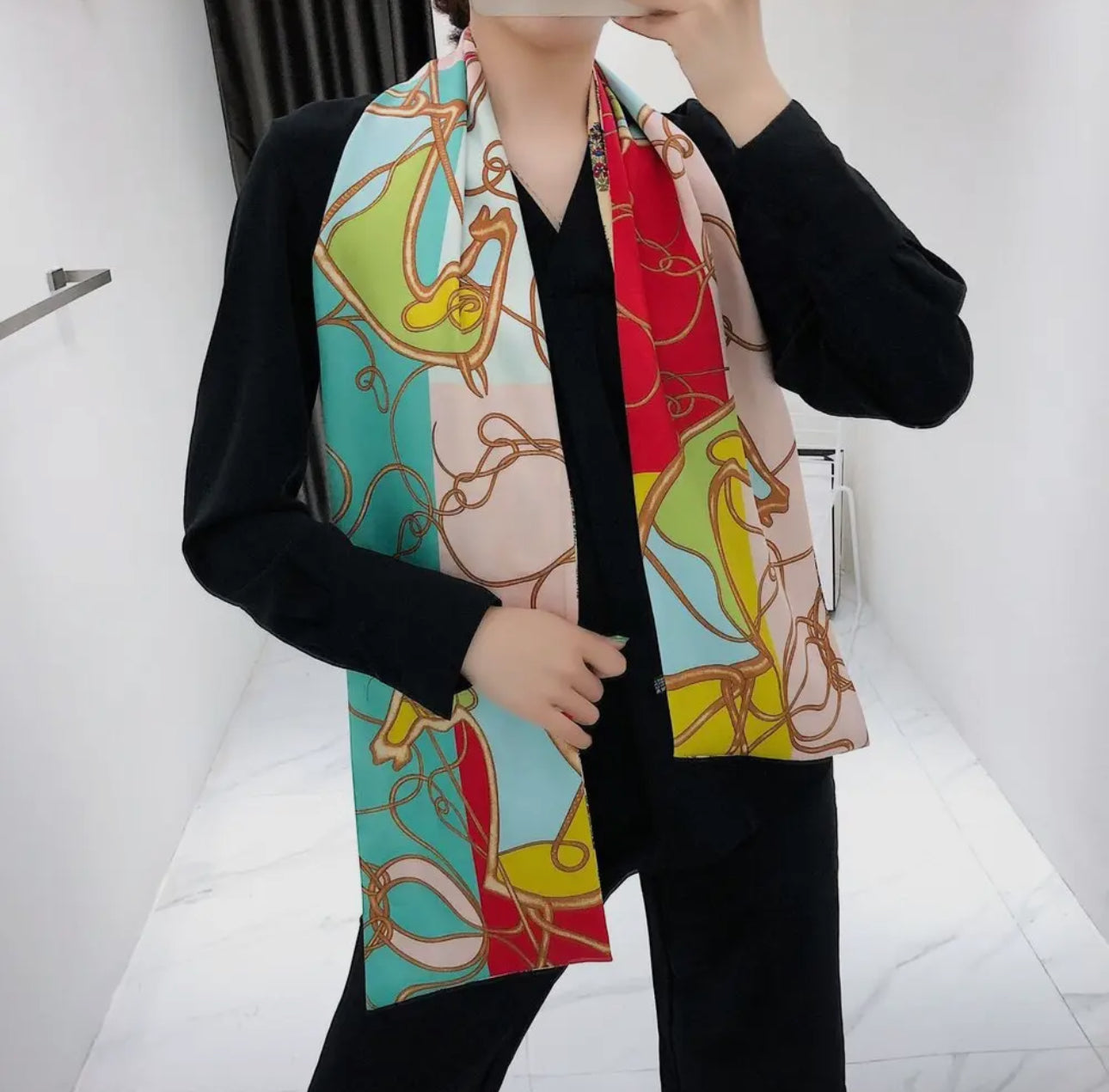 Horses Collection Bow Scarf