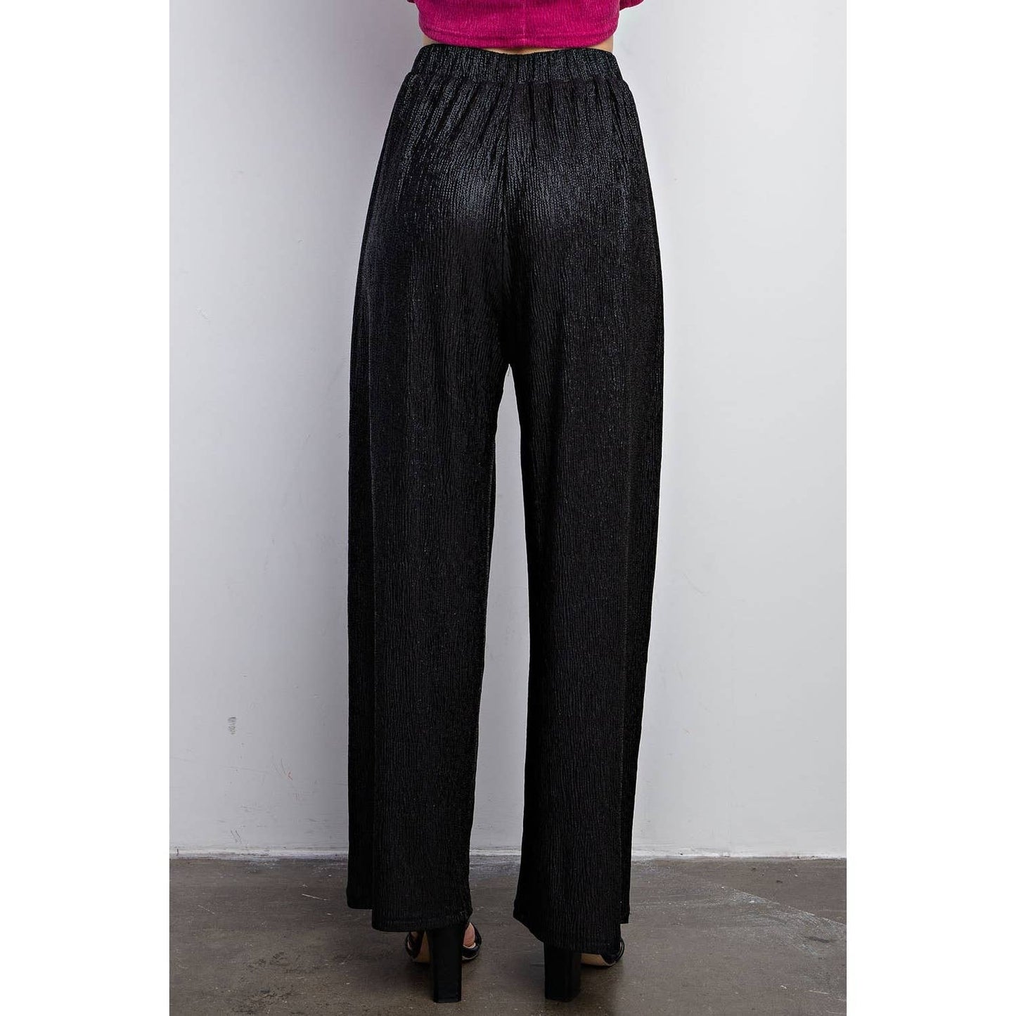 Black Lurex Pant