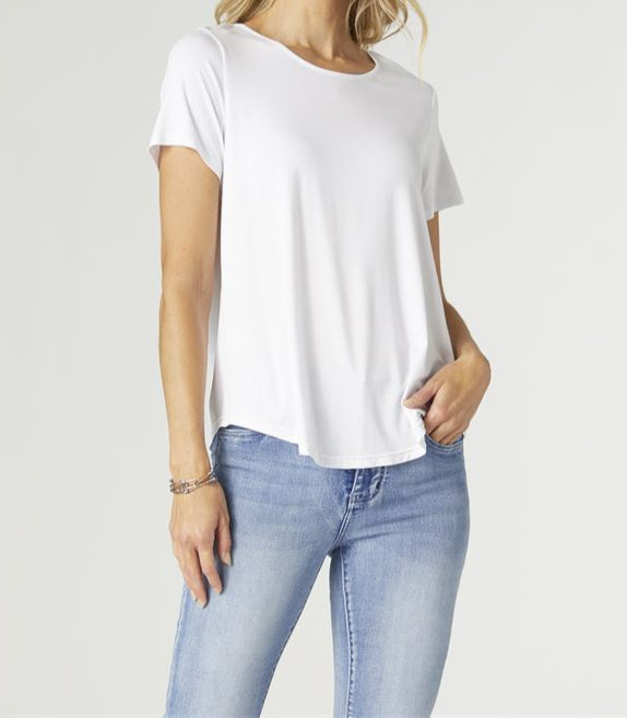 Soft Tee w/Pleated Back