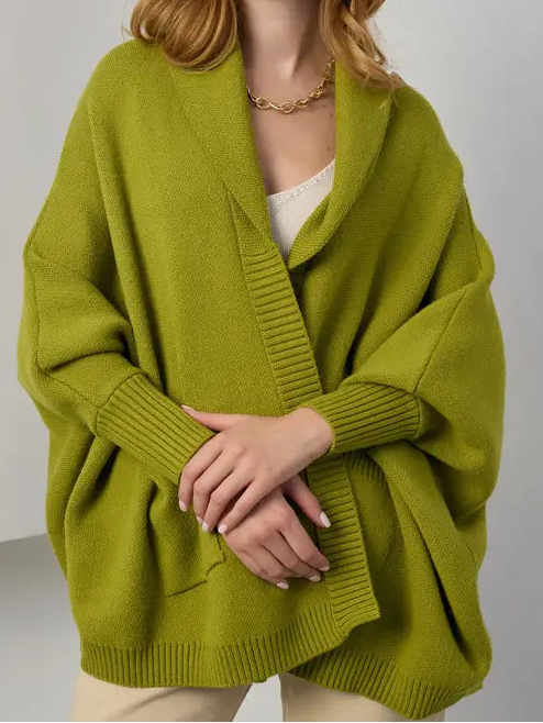 Open Front Oversized Cardigan