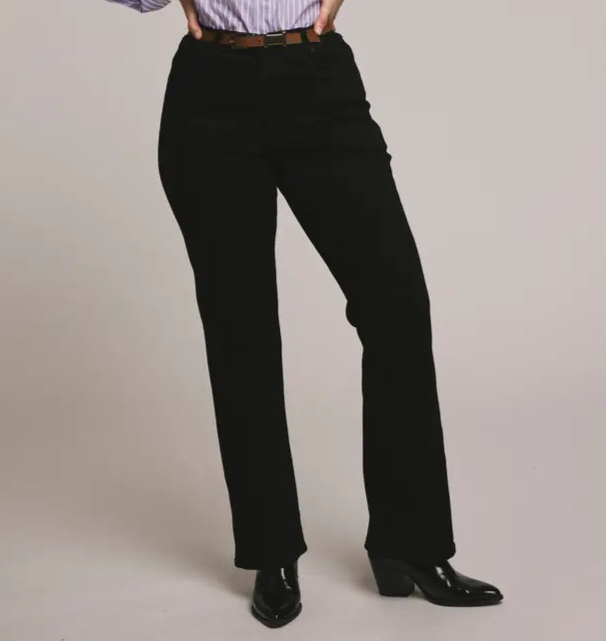 Marne Bootcut Jeans 32 Inch - Jet Black