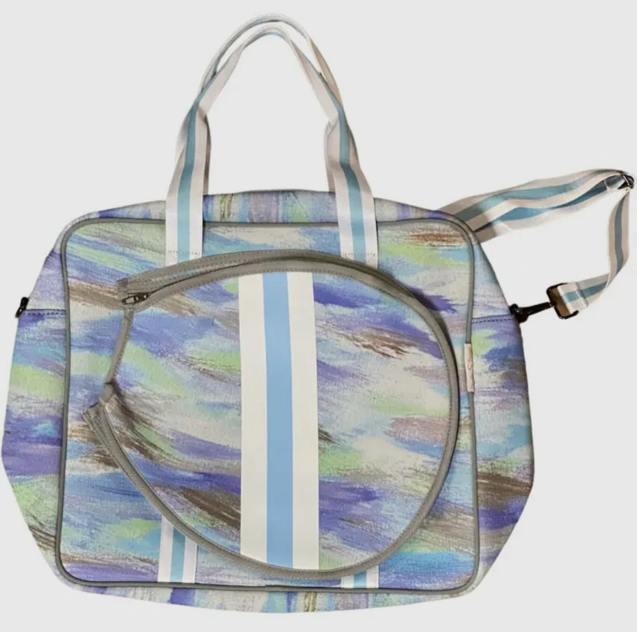 Blue & Green Tennis Bag