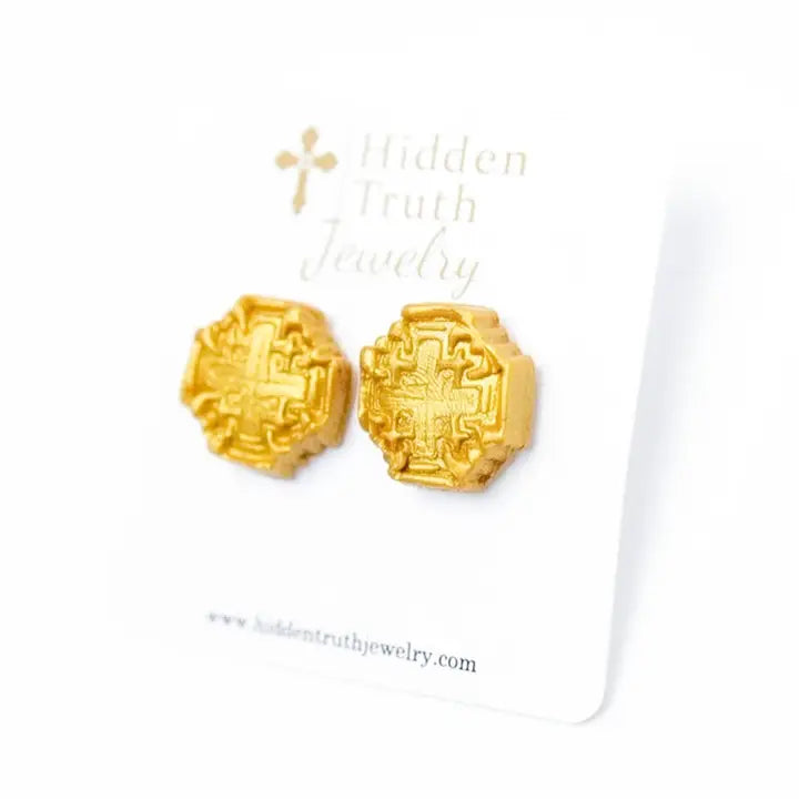 Tiny Jerusalem Studs