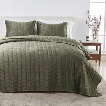 Velvet Stitch Bedding Set
