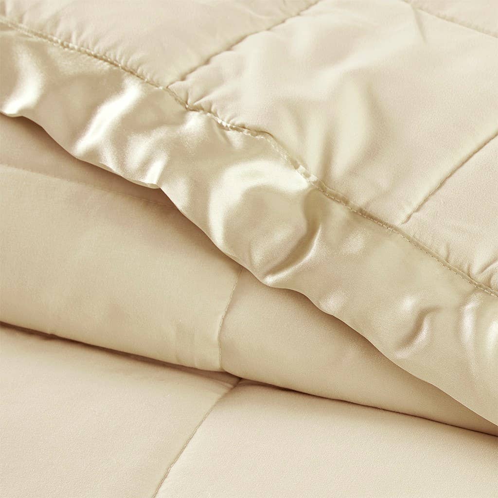 All-Season Blanket, Beige: King
