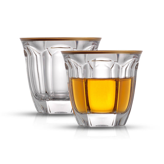 Double Old Fashioned Whiskey Glasses - Set of 2