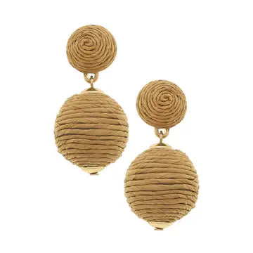 Wicker Drop Earrings
