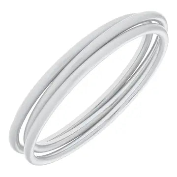 Silver Bangles Set of 3