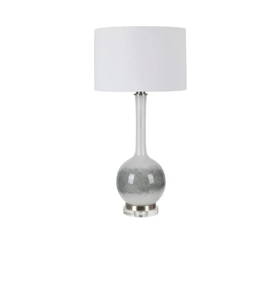 Blown Glass Lamp 32.75”