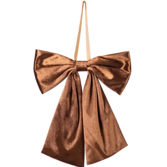 Bronze Velvet Bow