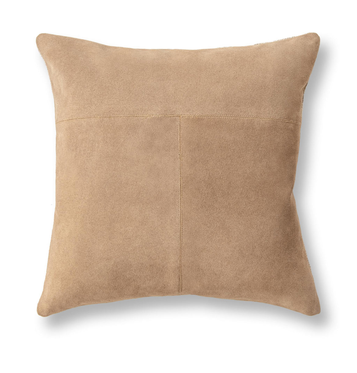 Suede Pillow Biscotti 22x22