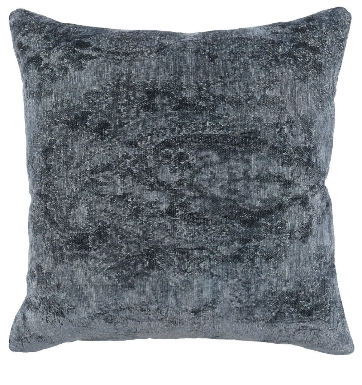 Chenille Pillow Saltwater 22x22