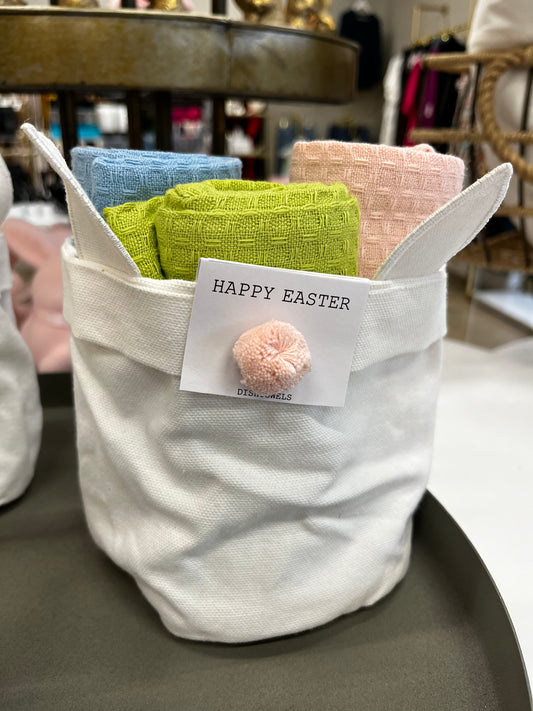 Easter Bunny Dish Towel Set
