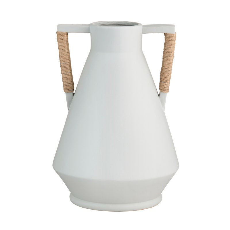 Rattan Handle Vase