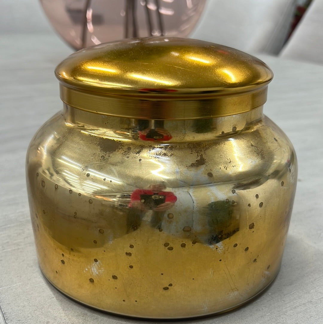 Gold Mercury Glass Candle