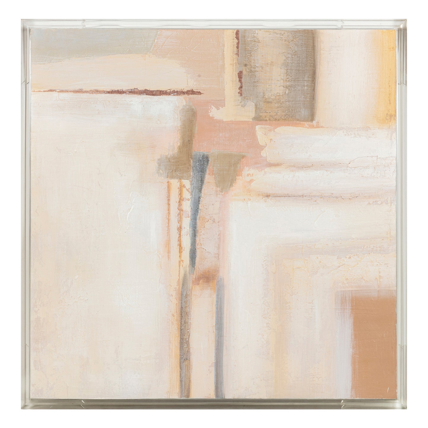 Pink Tone Acrylic Framed Wall Art 40"x40"
