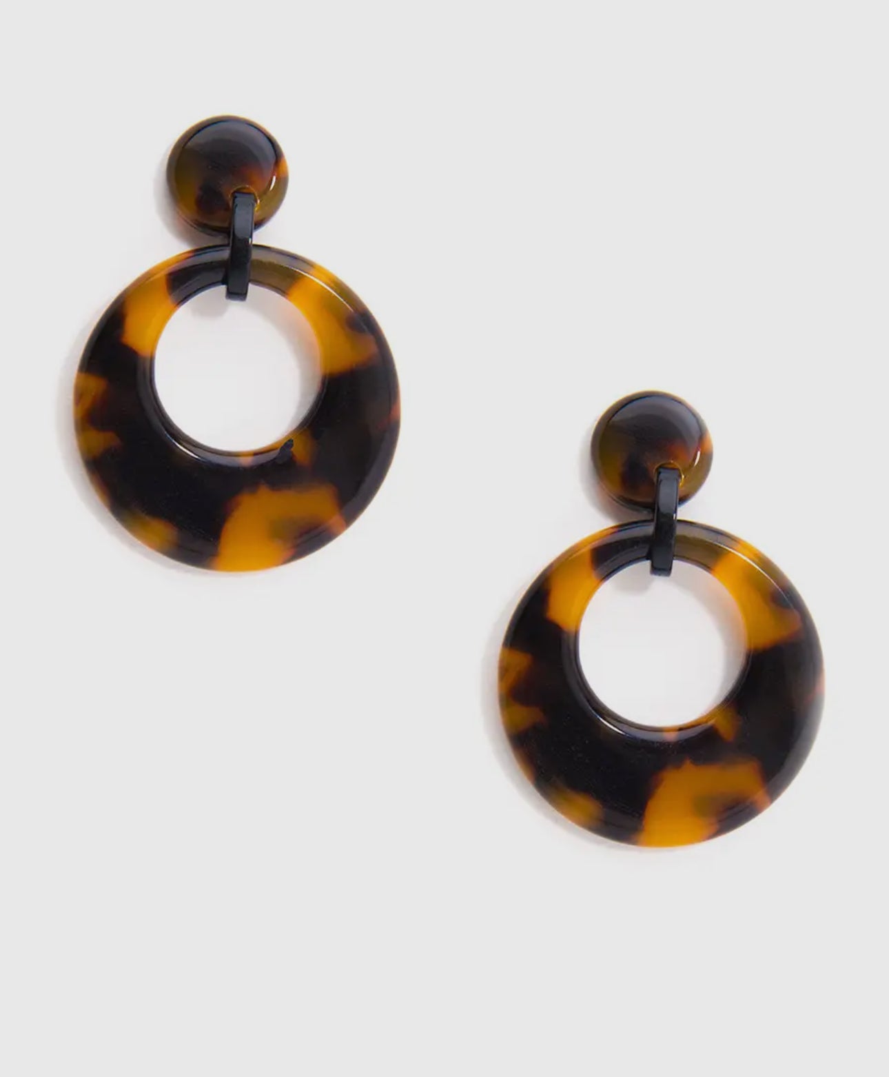 Tortoise Drop Earring