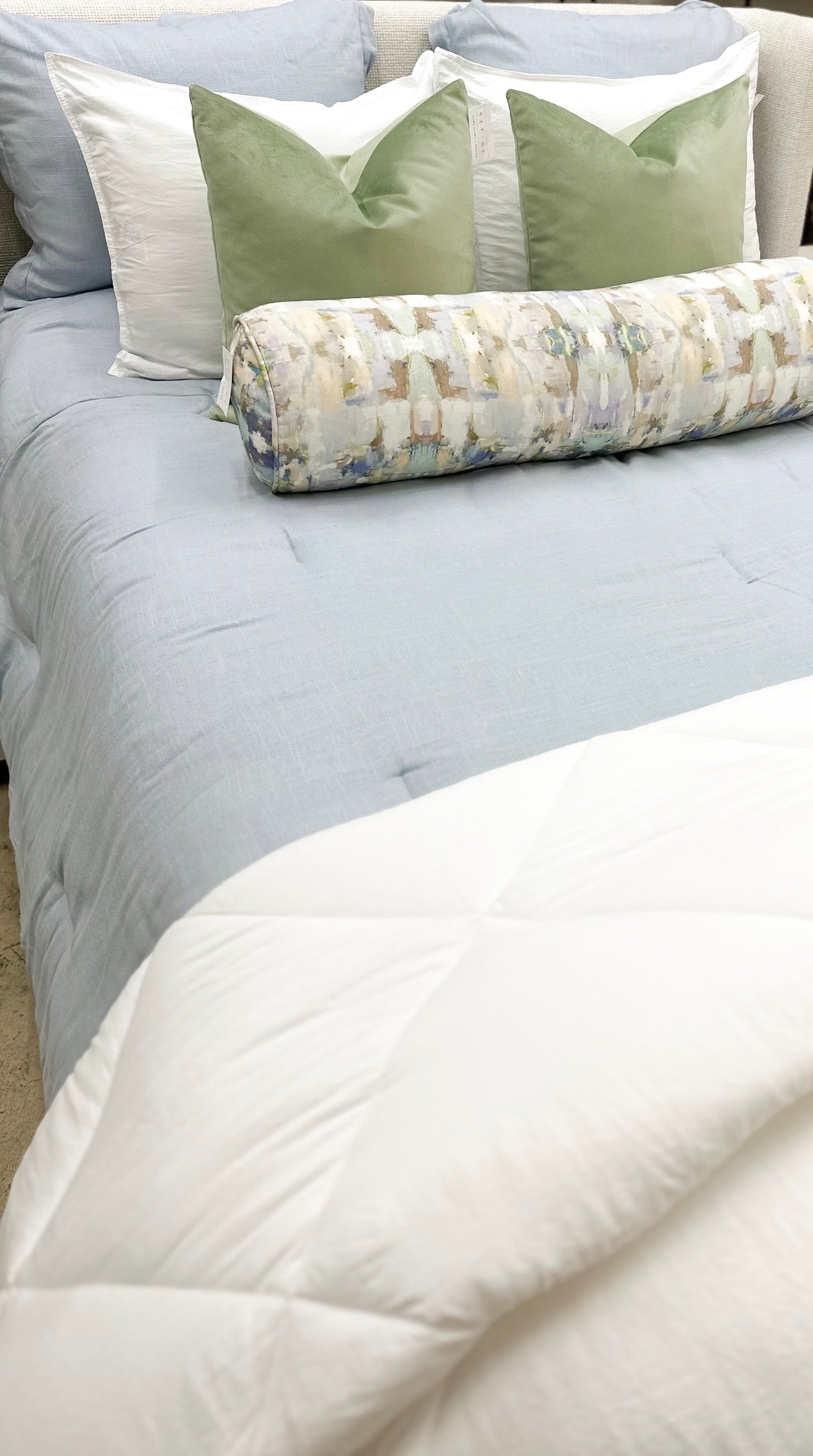 Washed Linen Comforter Set