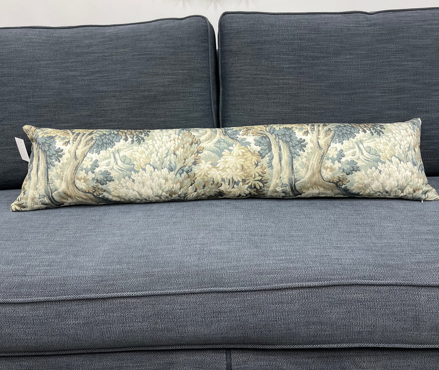 Blue Green Floral Lumbar 12"x48"