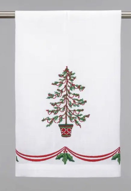 Holiday Tree Guest Towel