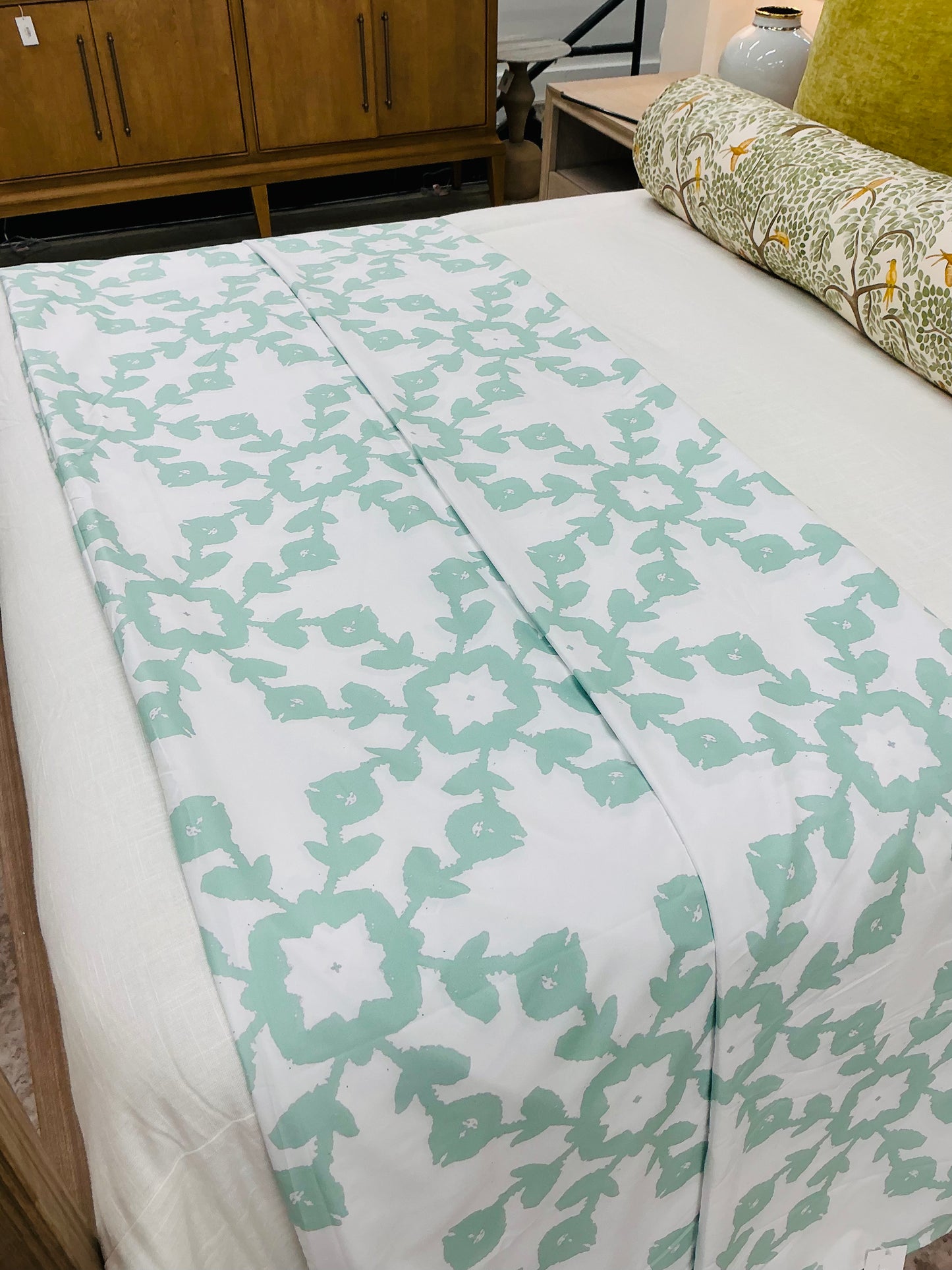 Laura Park Highlands Mint Duvet & Shams