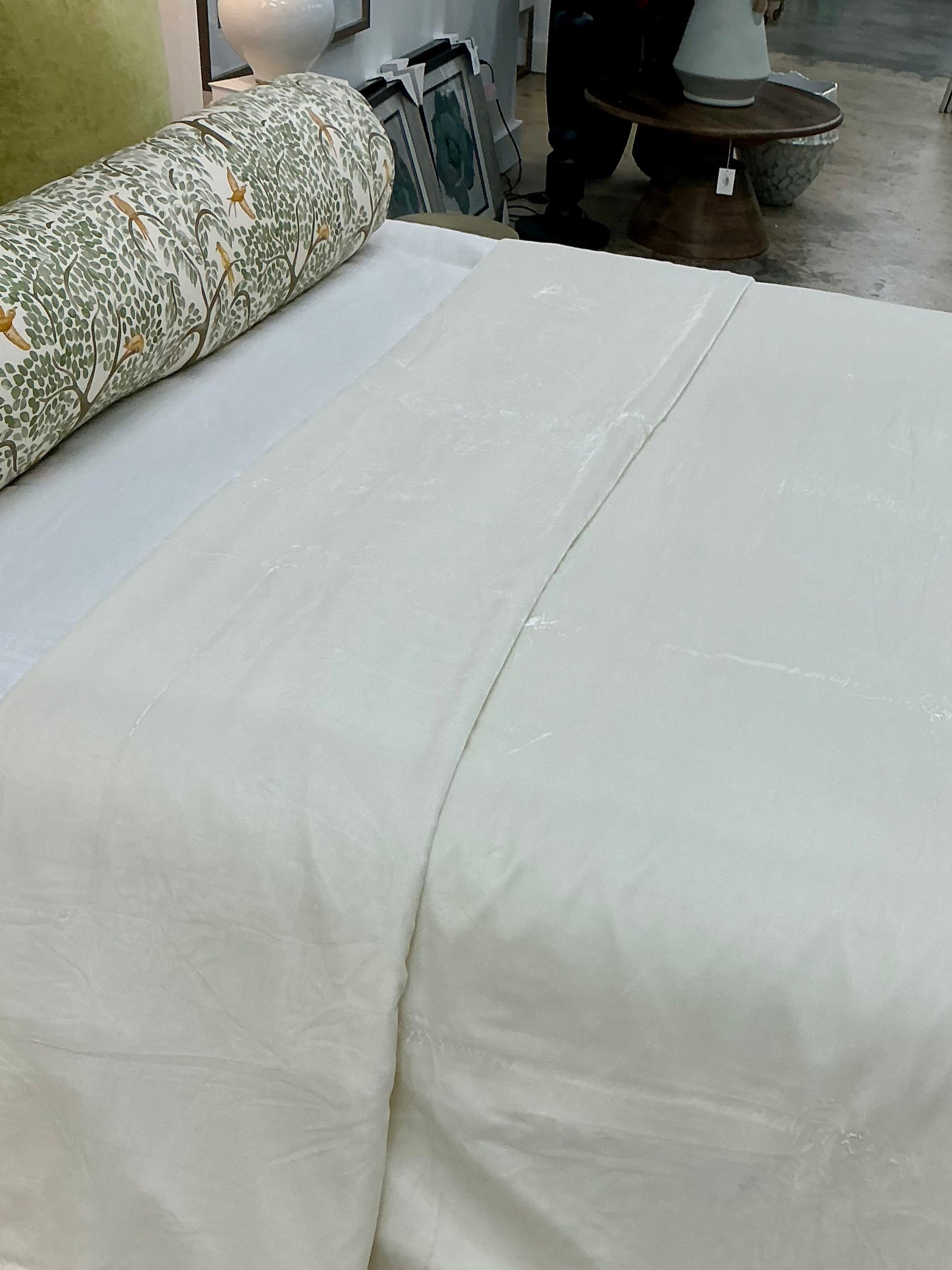 Stone Velvet Duvet Cover Set