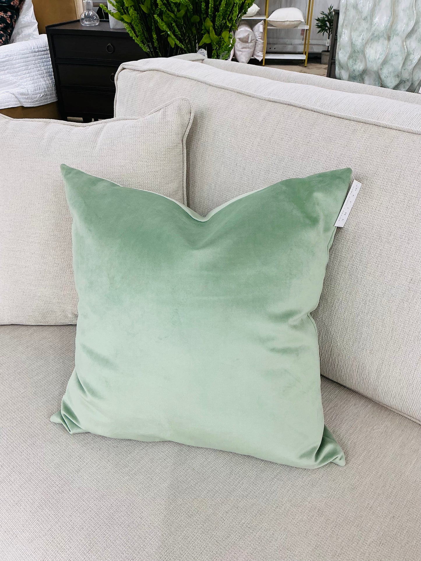Ross Throw Pillow 22" / Celadon