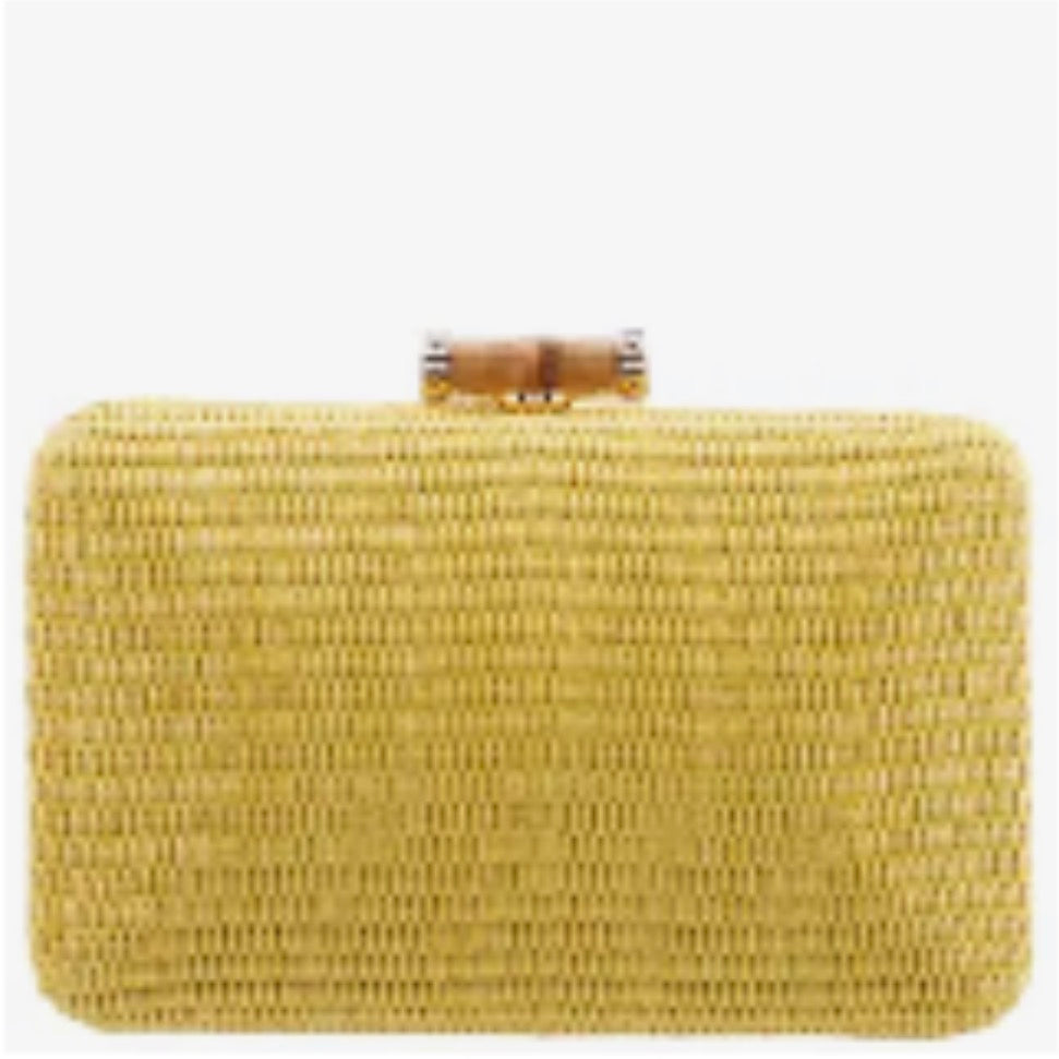 Marigold Woven Clutch
