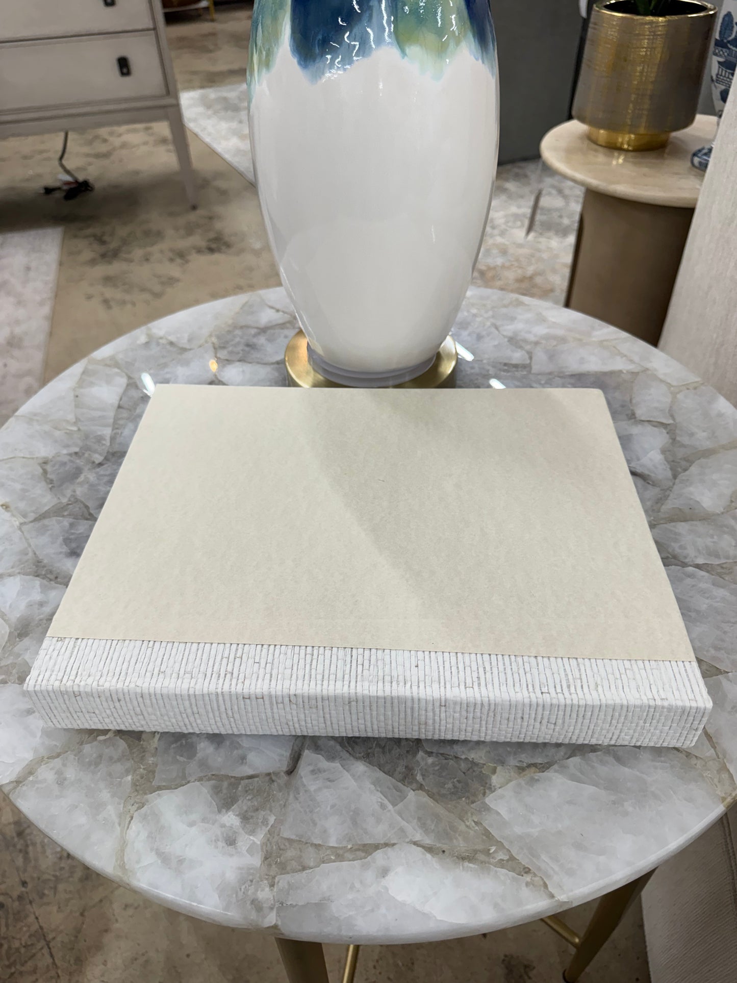 White Woven Book