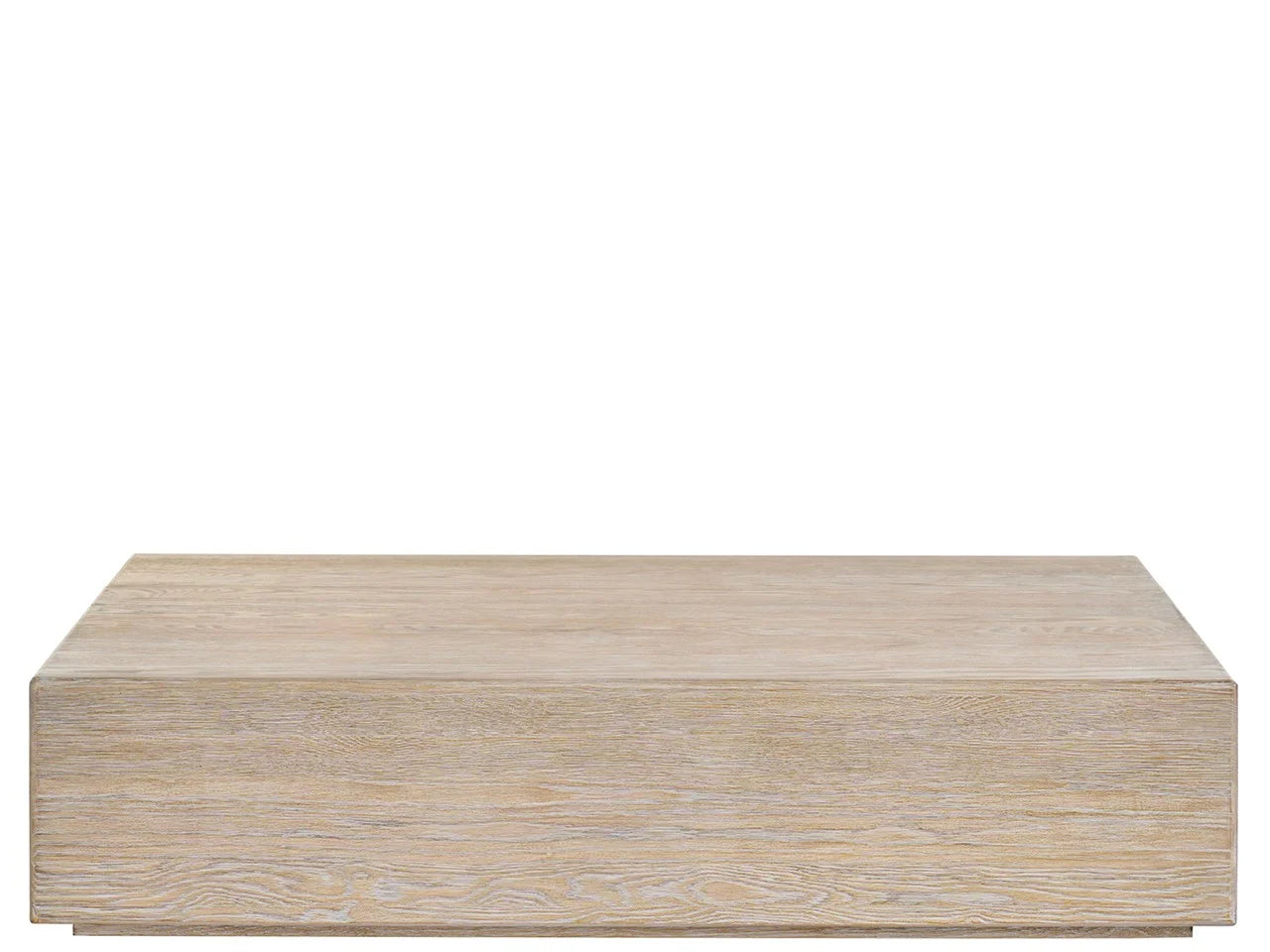 Tan Wood Rectangle Cocktail Table