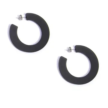 Flat Lucite Earrings