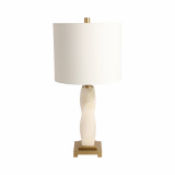 24" Alabaster Table Lamp