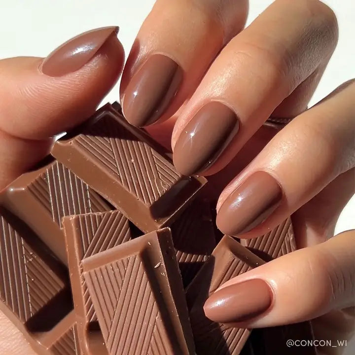Chocolate Brown Press On Nails