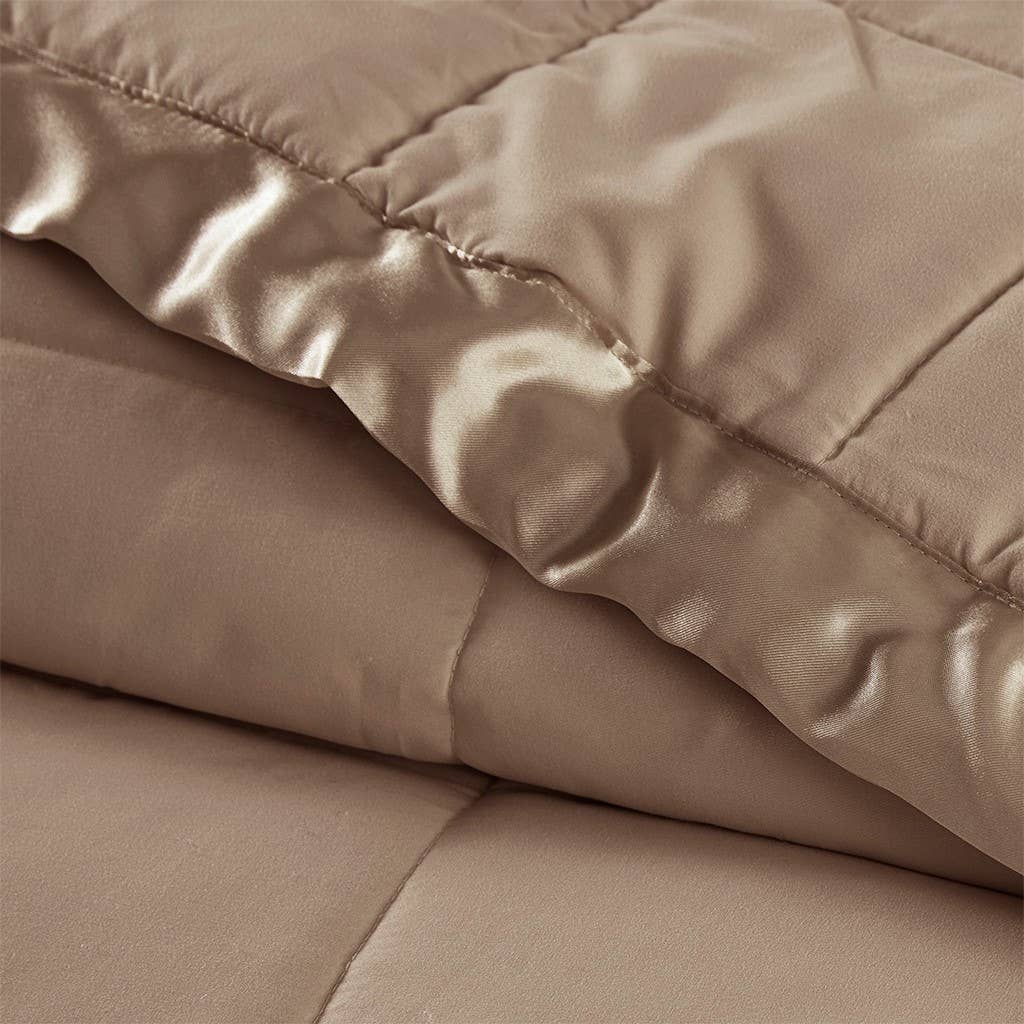 Down Alternative Blanket Brown Full/Queen