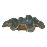 Blue & Gold Aluminum Bowl