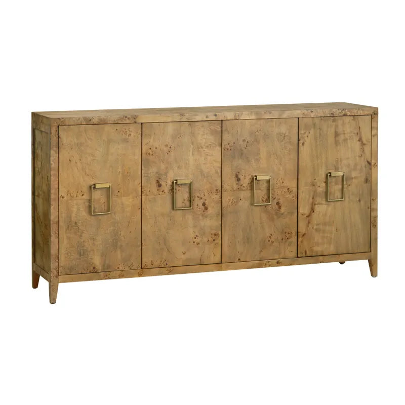 Burl Wood Sideboard 72"x16"x36"