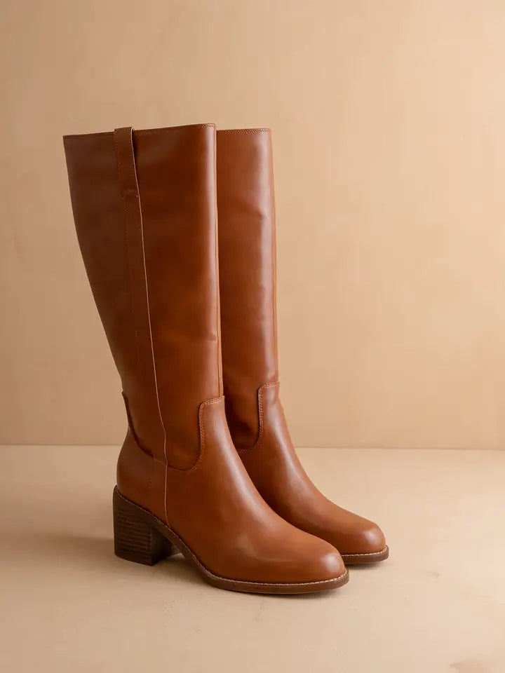Brown Leather Boot